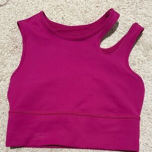 Lululemon Asymmetrical Strap Crop Tank